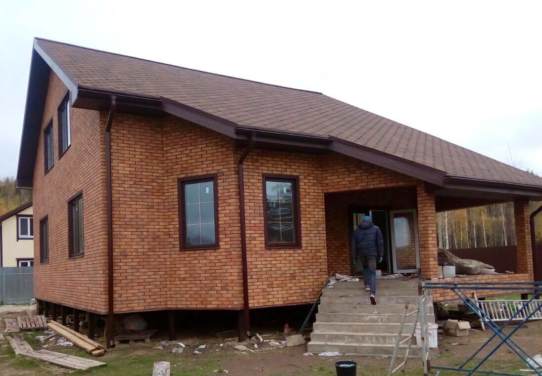 Braun Glatt, Толщина 30 мм, Фасадные Термопанели Rufford