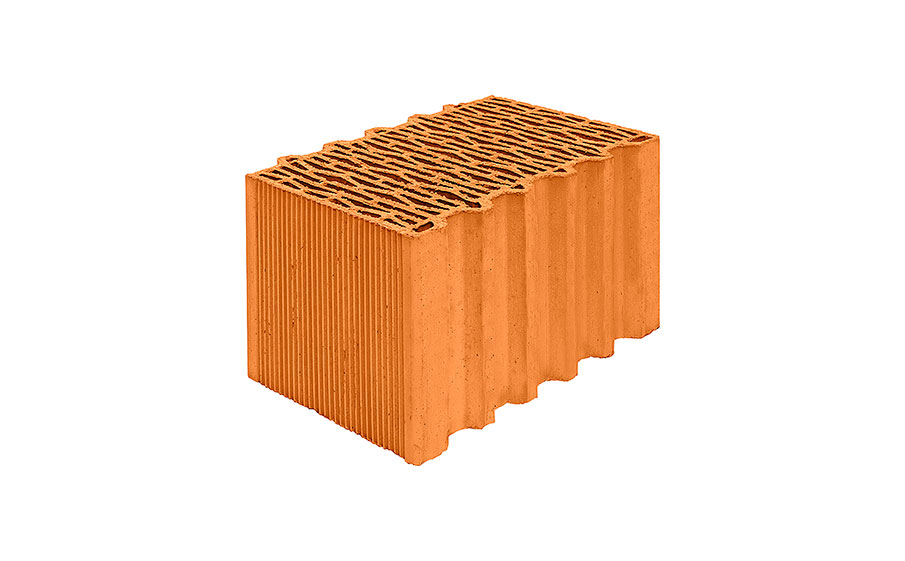 Блок керамический поризованный Porotherm 38 Thermo М75 10,67 NF